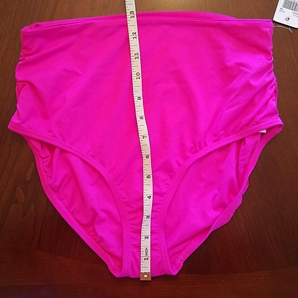 🔥Anne Cole high waist convert Shirred Bot pink - Picture 8 of 8
